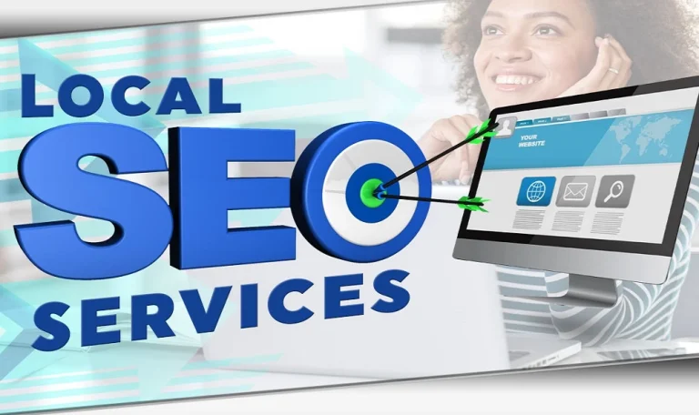 Digital marketing agency team analyzing local search rankings and Google Business profiles, showcasing best local SEO services.