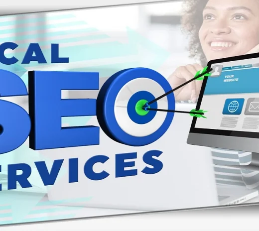 Digital marketing agency team analyzing local search rankings and Google Business profiles, showcasing best local SEO services.