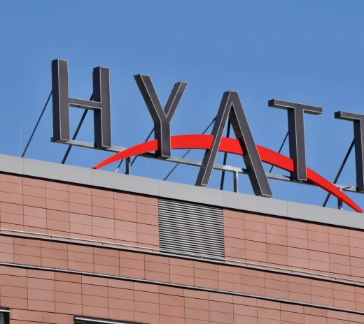 Digital campaign showcasing branded visuals and storytelling, representing effective Hyatt Marketing strategies.