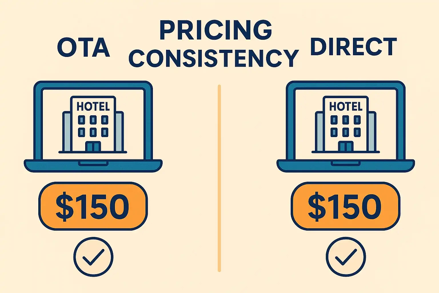 Hotel revenue dashboard displaying Average Daily Rate data, illustrating key performance insights from hotel ADR.