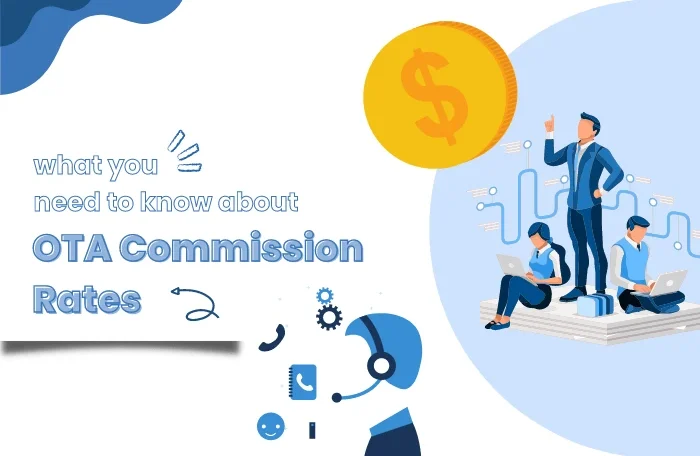 Hotel revenue report showing booking sources and percentage fees, illustrating the impact of OTA Commission on profitability.